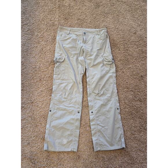 kuhl lengendary pants cargo roll up hiking pants gray womens 14 - Picture 2 of 8